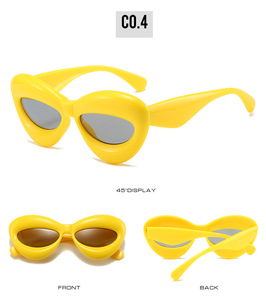 Nouvelles <span class=keywords><strong>lunettes</strong></span> jaunes rouges fantaisie pour fête et festival, <span class=keywords><strong>lunettes</strong></span> de soleil pour femmes, <span class=keywords><strong>lunettes</strong></span> de soleil hip-hop uniques pour hommes, <span class=keywords><strong>lunettes</strong></span> amusantes bleues Y2K, <span class=keywords><strong>lunettes</strong></span> tendance <span class=keywords><strong>2023</strong></span> - Product Image 6