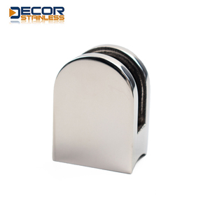 <span class=keywords><strong>Abrazadera</strong></span> para Vidrio AISI304/316, <span class=keywords><strong>Abrazadera</strong></span> para Vidrio Pequeña Tipo "D" con Respaldo Redondo - Product Image 3