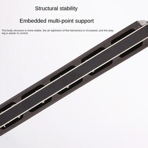 Chuyên Nghiệp 24-Lỗ Thép Tremolo <span class=keywords><strong>Harmonica</strong></span> Key C-Bền Chống Gỉ <span class=keywords><strong>Reeds</strong></span> Với Trường Hợp Khó Khăn & Vải Bao Bì Cho Các Nhạc sĩ - Product Image 5