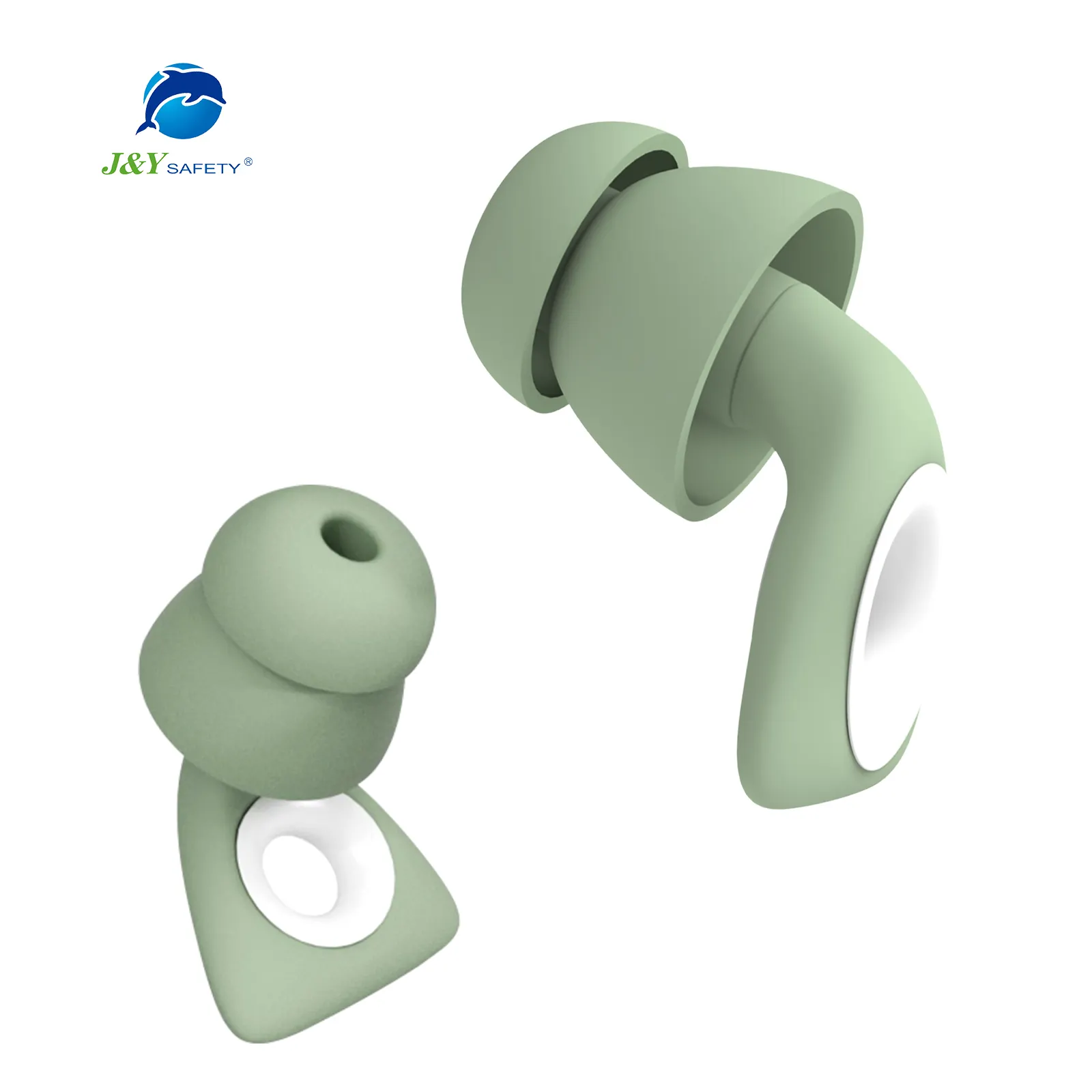 Nút tai hình vòng silicon siêu mềm và có thể tái sử dụng để giảm tiếng ồn và cải thiện giấc ngủ bảo vệ thính giác linh hoạt