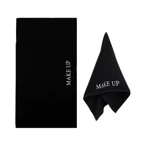 Factory Custom Black Sport Towel With Sublimation Personalized Rally Towels For Bath Hand Towel