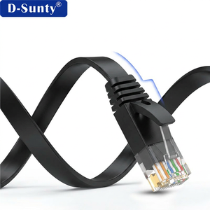 Network Cable For <b>Outdoor</b> utp cat6 Black PVC Jacket Ethernet Cable waterproof for Structured <b>Cabling</b> Gaming AI Server - Product Image 2