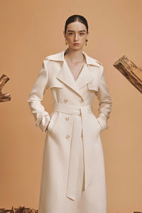 Haute qualité charmante collection d'automne confortable Trenchcoat dames vêtements pour femmes Style élégant fabriqué au VietNam - Product Image 6