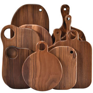 Planche à découper en bois de luxe, planche à découper en bois pour <span class=keywords><strong>steak</strong></span>, planche à découper pour fromage, planche à découper pour charcuterie, planche à découper en noyer noir - Product Image 1