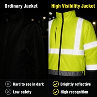 Veste de travail réfléchissante sur mesure pour charpentier et électricien, en tissu Ripstop résistant aux déchirures, pour chantier