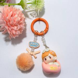 Autentico Ciondolo Fai-da-te Serie 'Goodnight Starry Sky' con Grani Carini e Grappolo di Stelle Dormiente, Accessorio per Telefono con Pom-Pom, Lunghezza 9 cm - Product Image 2