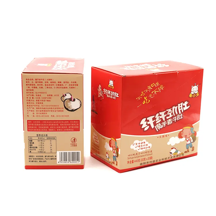 Low Price Delicious Konjac Vegan Snack Food No Card Konjac Hot Pot Taste Snack