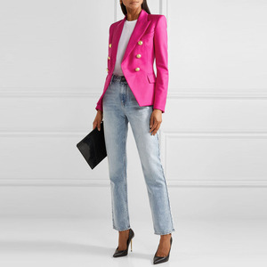 Chaquetas elegantes de moda para <span class=keywords><strong>mujer</strong></span>, primavera Otoño, estilo británico, chaqueta de longitud media, abrigos, ropa elegante para <span class=keywords><strong>mujer</strong></span>, chaquetas - Product Image 6