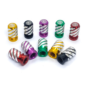 <span class=keywords><strong>Bouchon</strong></span> de <span class=keywords><strong>valve</strong></span> fantaisie universel en alliage d'aluminium anodisé pour voiture moto - Product Image 1
