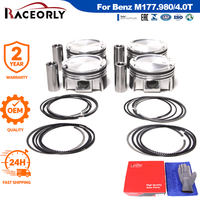 RACEORLY A1770300900 4032 Piston et segments forgés 83mm STD pour Mercedes-Benz AMG M177.980 4.0T C63 E63 G63 2018-2021