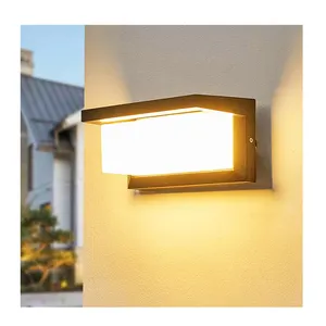 Ip65 waterproof home led light pir motion sensor outdoor security wall light for garden yard villa