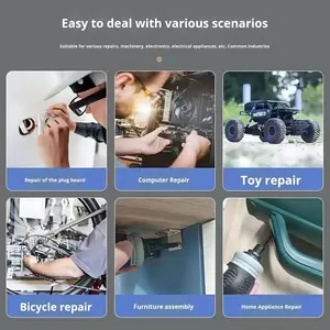 Отвертка-трещотка двойного назначения, мини-отвертка, выдвижная, экономящая силы, промышленная, усиленная отвертка - Product Image 5