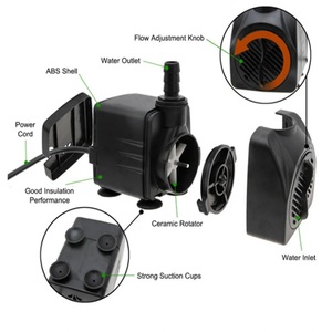 Zaohetian <span class=keywords><strong>Aquarium</strong></span> Equipment Acessórios Bomba De Água Para Circulação De Água Submersível <span class=keywords><strong>Fish</strong></span> Tank aquário bomba submersível lagoa - Product Image 5