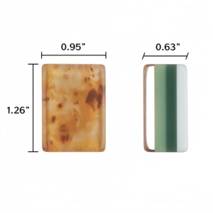 Juego de Mahjong Americano de Lujo Ecológico al por Mayor, con Cuatro Capas de Acrílico con Patrón de Madera, para Entretenimiento Familiar y Juegos de Viaje - Product Image 1