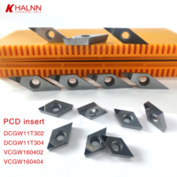 Inserts PCD VBMT110302 VCMT160404 VCMT160408 avec une haute précision dans le traitement de matériaux non métalliques