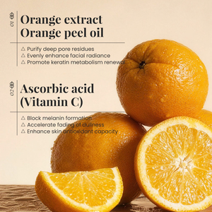 KORMESIC - Limpiador Facial Suave con Vitamina C y Extracto de Naranja, 60g, Blanqueador e Hidratante, Etiqueta Privada OEM - Product Image 3