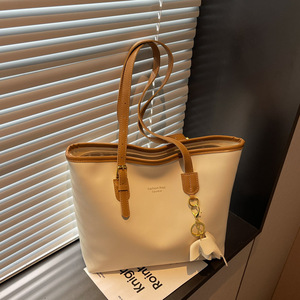Bolsa Tote de Moda Feminina em Couro PU Impermeável de Alta Qualidade e Durabilidade para Uso Diário, Bolsa de Mão para Meninas e Estudantes Universitárias - Product Image 1