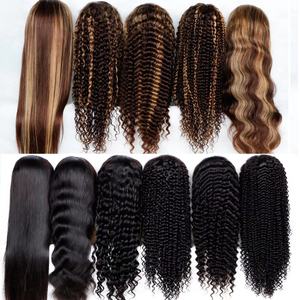 Afro Kinky Curly Hd Full <b>Lace</b> Front Virgin <b>Human</b> <b>Hair</b> <b>Wig</b> Cheap Raw Brazilian <b>Hair</b> Glueless <b>Lace</b> Frontal <b>Wig</b> for Women Vendor - Product Image 5