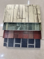 Panel Aislante Metálico con Textura de Azulejo Antiguo Moderno, Resistente al Fuego y al Agua, para Revestimiento de Paredes Exteriores de Villas
