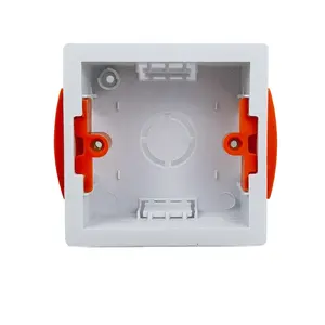 PP 1 Gang Dry Box For Drywall Plastic Gypsum board 35mm Depth Suitable for our screw hole distance of 60mm Drywall mounting box
