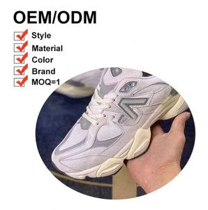 Sneakers 9060, chaussures de sport de luxe pour l'extérieur, chaussures décontractées à bout rond, antidérapantes, chaussures de course basses, sneakers tendance - Product Image 1