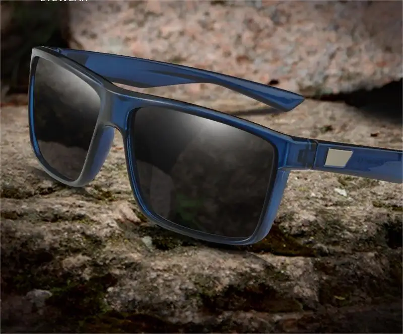 2023 Custom Logo Fashion Design men Big Eye Uv400 Polarized Shades Plastic Sunglasses Sun Glasses