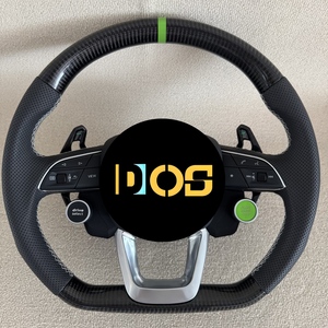 Modification et amélioration du volant en fibre de carbone et cuir avec LED personnalisées DOS pour <span class=keywords><strong>Audi</strong></span> A1 A3 A4L A5 A6L A7 <span class=keywords><strong>Q2</strong></span> Q3 Q5 Q7 - Product Image 6