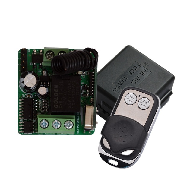Mini Single-channel Wireless Smart Receiver Controller, Universal Code Small Receiver DC12/24V