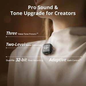 DJI Mic 3 2 TX + 1 RX <b>Wireless</b> Lavalier Microphone with <b>Charging</b> <b>Case</b> Dual Band Anti-Interference for Video - Product Image 2