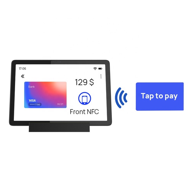 Restaurant Pos Pay at Table Kiosk Tablet OEM 10 Inch Touch Screen Tablet Android Nfc Card Reader Wifi 4g Tablet Pc Sdk Available