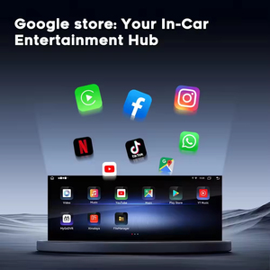 หน้าจอความบันเทิงอัพเกรด Hicbest ขนาด 12.3 นิ้ว แบบ IPS รองรับ Wireless Carplay สำหรับผู้โดยสารในรถยนต์ <span class=keywords><strong>Mercedes</strong></span>-Benz - Product Image 5