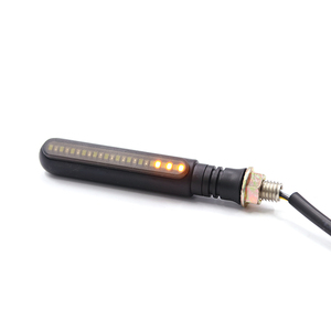 Luces Intermitentes Secuenciales para Motocicleta Autodragons de 24 LED, Luces Indicadoras de Giro, Luz de Freno DRL, Luz de Giro Ámbar Universal IP67 - Product Image 3