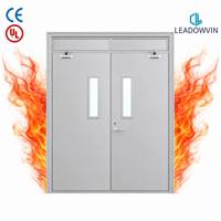 Porte d'entrée coupe-feu en acier de sécurité certifiée résistance au feu 60/90/120 minutes avec système de verrouillage multipoints