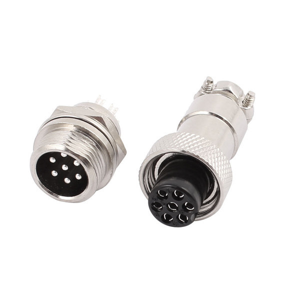GX12 8 Pin Connector 4-Pin Right Angle Close Component Mold Parts Water Proof Bulkhead M12 Wholesale