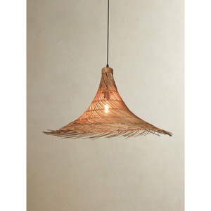 โคมไฟหวายทรงกลม E27 LED สำหรับห้องนอน ห้องนั่งเล่น ร้านอาหาร ร้านน้ำชา - Product Image 3