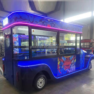 Carrito de Comida Móvil de Dos Pisos Tipo Autobús de Londres para Venta de Helados, Usado, para Vendedores Americanos, Bar Exterior - Product Image 6