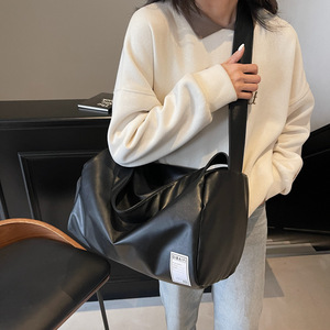 Travel Bag With Wet Dry Separation Large Capacity Adjustable Strap Unisex Outdoor Sports Solid Color Black Coffee White - Product Image 3