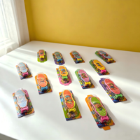 Chewing-gum bulle à saveur fruitée pour enfants avec jouet de skateboard à doigts, ensemble de bonbons et jouets sur le thème des skateurs, vente en gros
