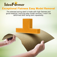 Plaque de construction en plastique Ideaformer PEI à double revêtement pour lit chauffant, 270*293mm (10.63x11.54in), 248g, pour imprimante 3D Creality K2