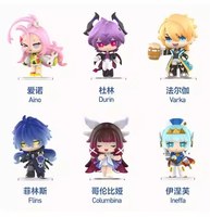 Игрушки-сюрпризы Matr POPmate 100% Genshin Impact Joy Gathering Chibi Series, праздничный подарок для детей, коллекционная коробка-сюрприз LUAUBB
