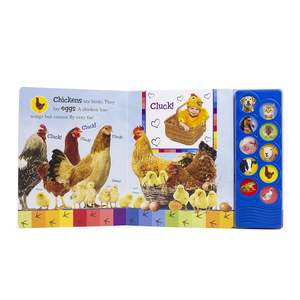 Enfants Animaux de <span class=keywords><strong>la</strong></span> <span class=keywords><strong>ferme</strong></span> Écouter et apprendre <span class=keywords><strong>Livre</strong></span> sonore enfants livres sonores interactifs - Product Image 5