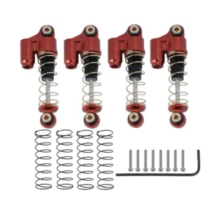 Juego ensamblado de 4 amortiguadores de suspensión de aluminio para <span class=keywords><strong>1</strong></span>/<span class=keywords><strong>24</strong></span> RC <span class=keywords><strong>Crawler</strong></span> <span class=keywords><strong>Axial</strong></span> SCX24 AXI90081 - Product Image 1