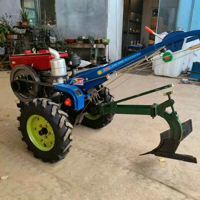 Nuevo Tractor Agrícola Diésel de 10hp de Gran Venta con Cosechadora de Cacahuetes, Arado de Discos y Arado de Flecha para Transporte