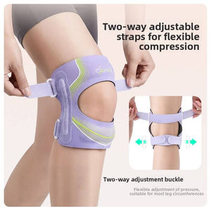 Genouillère légère à sangle détachable, stabilisateur en silicone pour rotule ouverte - Product Image 1