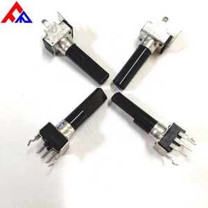 Potenciómetro Rotatorio Lineal de PCB de Instalación Vertical con Eje de Plástico de 3 Pines, 9mm, 10k, 20% de Carbono, DC20V, Marca FANRUI - Product Image 5
