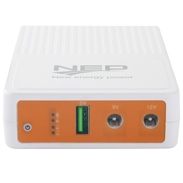 China Manufactured Customized Mini UPS WiFi Router 5V 9V 12V Output 10000mah 8800mah Lithium Battery Lightning Protection