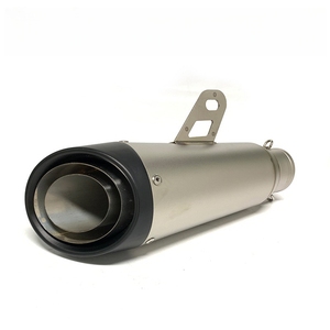 Accesorio de Modificación de Tubo de Escape para R1, CB190, Qianjiang CB350, CFMoto 250, Tubo de Escape Inclinado de Tres Capas de 51 mm - Product Image 4