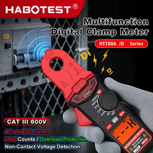 มัลติมิเตอร์ดิจิตอล HT200A/D แบบ True RMS พร้อมที่หนีบวัดกระแส 200A ความแม่นยำสูง วัดค่าความจุไฟฟ้า ความถี่ 20MHz มาตรฐาน CE - Product Image 3