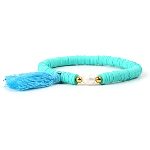 B-B180160A Moyamiya vente chaude mode belle poterie douce pierre perle perle Pulsera Miyuki Hamsa Bracelet - Product Image 5