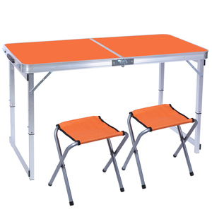 <span class=keywords><strong>Valise</strong></span> portable 4 places <span class=keywords><strong>pliable</strong></span> <span class=keywords><strong>camping</strong></span> en plein air <span class=keywords><strong>table</strong></span> de pique-nique pliante avec trou de parapluie <span class=keywords><strong>table</strong></span> à manger et ensemble de chaises - Product Image 2